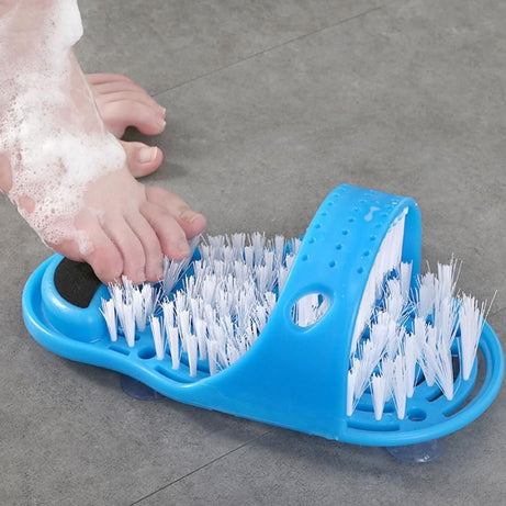 Easy Feet Cleaner & Massager Feet Cleaner Foot Scrubber Feet Shower Foot Massager Slipper Cleaning Brush Pedicure Brush And Foot Filer - Oshi.pk - Buy & Sell Online