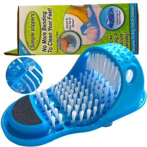 Easy Feet Cleaning Brush Exfoliating Foot Massager Slippers - Oshi.pk - Buy & Sell Online