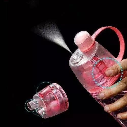 Easy to Carry School, office Sports Summer Spray Water Bottle Portable Water Cooling Spray Cup Large Capacity - Oshi.pk - Buy & Sell Online