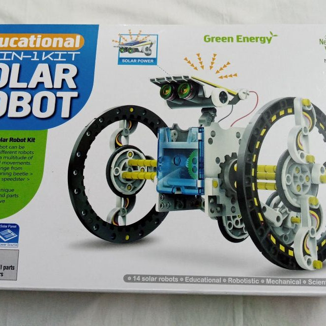 Educational Solar Robot- 14 in 1 kit- includes mini solar plate- DIY Robot - Oshi.pk - Buy & Sell Online