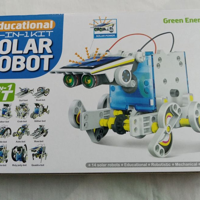Educational Solar Robot- 14 in 1 kit- includes mini solar plate- DIY Robot - Oshi.pk - Buy & Sell Online
