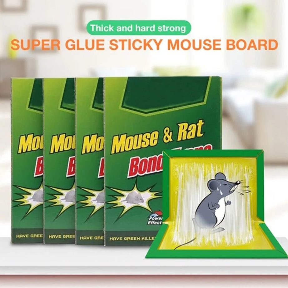 Efficient Sticky Mouse Board Strong Big Rat Paste Household Mousetrap Rat Poison Rat Glue Boards Clip - Oshi.pk - Buy & Sell Online