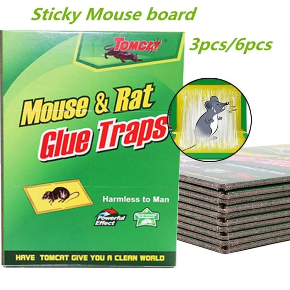 Efficient Sticky Mouse Board Strong Big Rat Paste Household Mousetrap Rat Poison Rat Glue Boards Clip - Oshi.pk - Buy & Sell Online