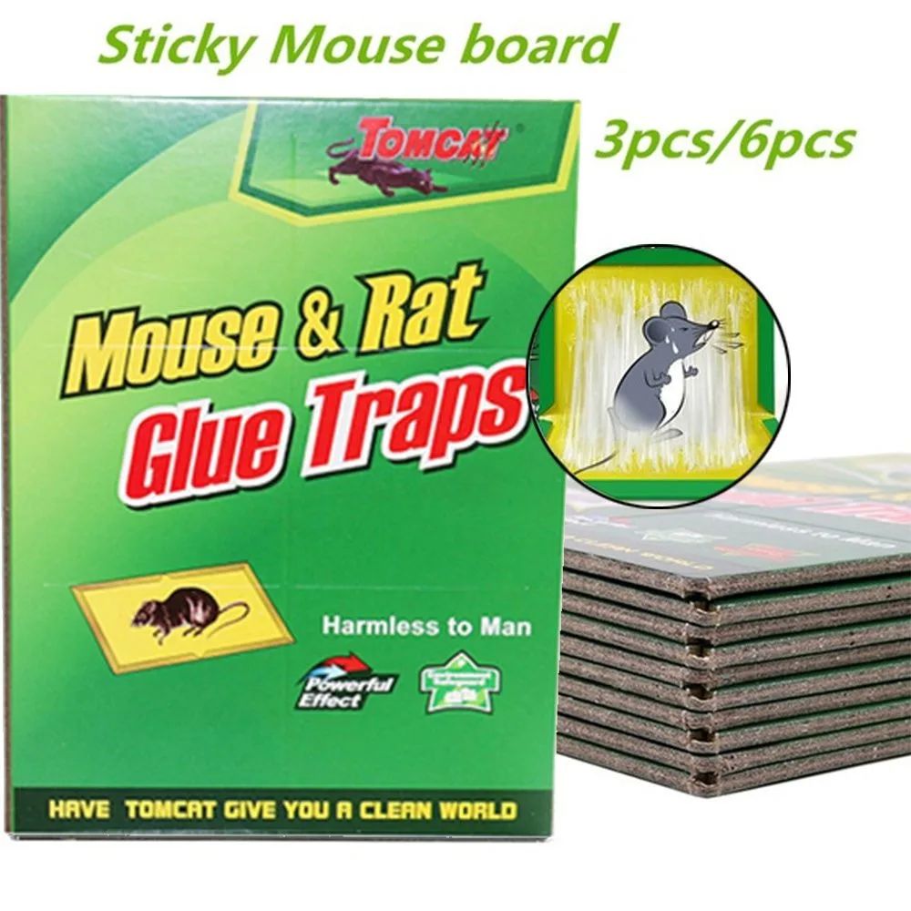 Efficient Sticky Mouse Board Strong Big Rat Paste Household Mousetrap Rat Poison Rat Glue Boards Clip - Oshi.pk - Buy & Sell Online