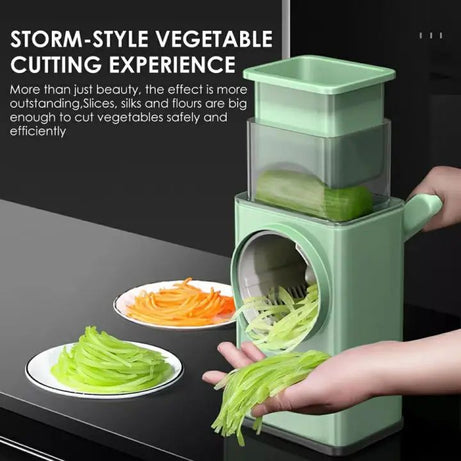 vegetable Cutter 4 in 1 Manual Storm Style Vegetable Cutting Experience - Oshi.pk - Buy & Sell Online
