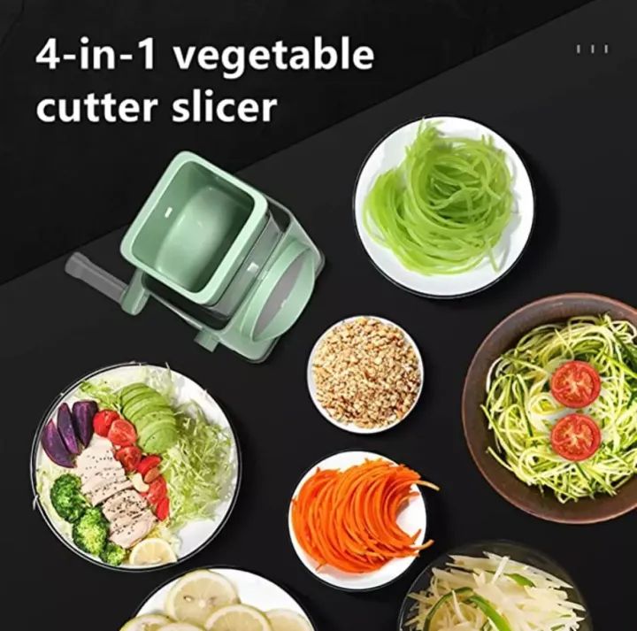 vegetable Cutter 4 in 1 Manual Storm Style Vegetable Cutting Experience - Oshi.pk - Buy & Sell Online