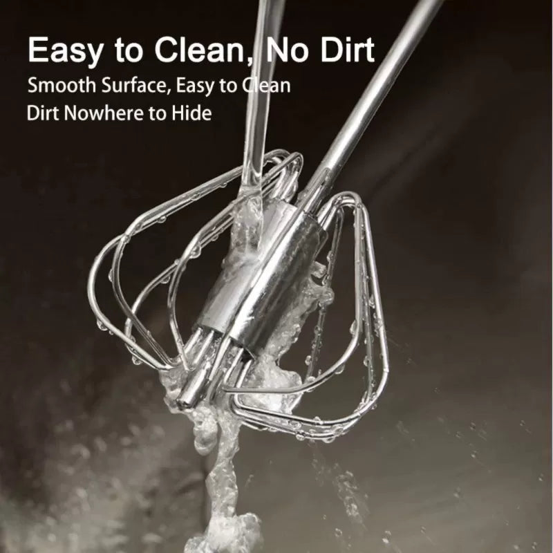 Egg Beater Stainless Steel Semi-Automatic Blender Egg Cream Stirring Kitchen Gadgets - Oshi.pk - Buy & Sell Online