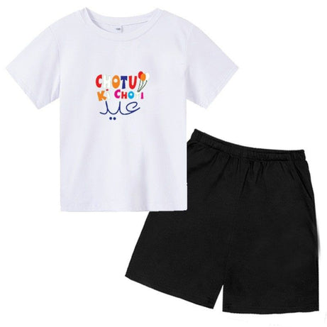Chotu ki Chuti Eid Printed Kids Tshirt and Short - Oshi.pk - Buy & Sell Online