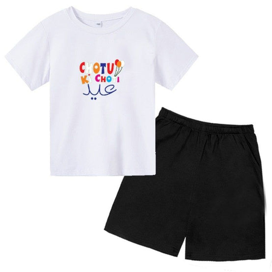 Chotu ki Chuti Eid Printed Kids Tshirt and Short - Oshi.pk - Buy & Sell Online