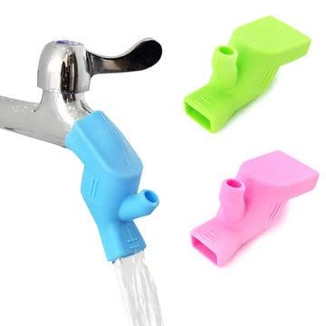 Elastic Water Faucet Extending Tool Dual Purpose Silicone Gel Water Tap Extension Tooth Wash Room Sink Washing Device - Oshi.pk - Buy & Sell Online