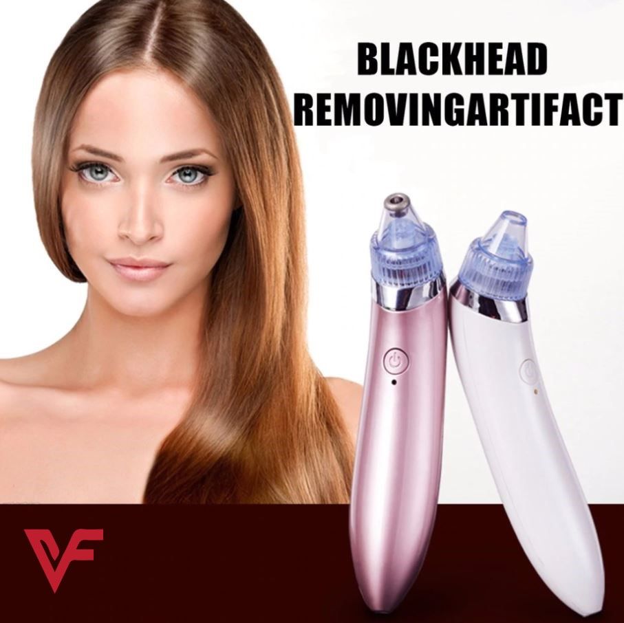 Electric Rechargeable Blackhead Acne Oil Remover Vacuum Nose Suction Face Pore Cleaner Facial Beauty Equipment Nose Blackhead Removal - Oshi.pk - Buy & Sell Online
