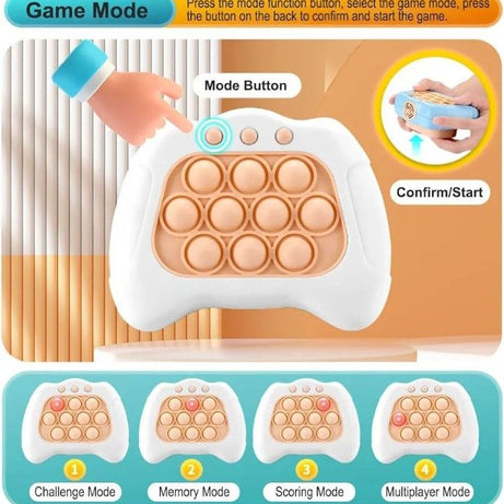 Electric Breakthrough Puzzle Pop It Console Stress Relief Fidget Toy Quick Push Bubble Game Console For Kids - Oshi.pk - Buy & Sell Online