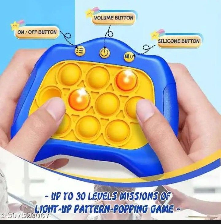 Electric Breakthrough Puzzle Pop It Console Stress Relief Fidget Toy Quick Push Bubble Game Console For Kids - Oshi.pk - Buy & Sell Online