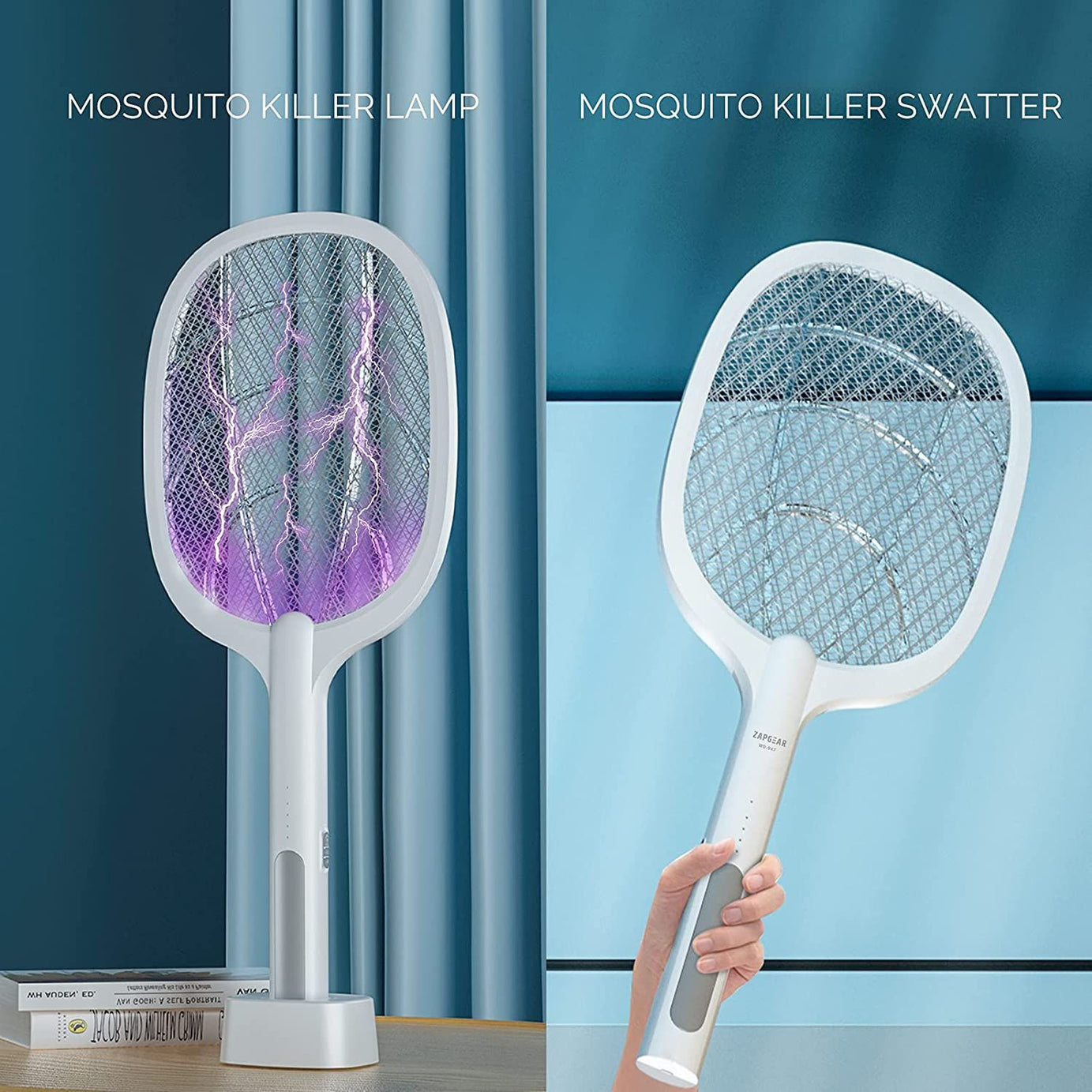 Electric Flies Swatter Killer Mosquito Killer Lamp 10 LED mini Bulb