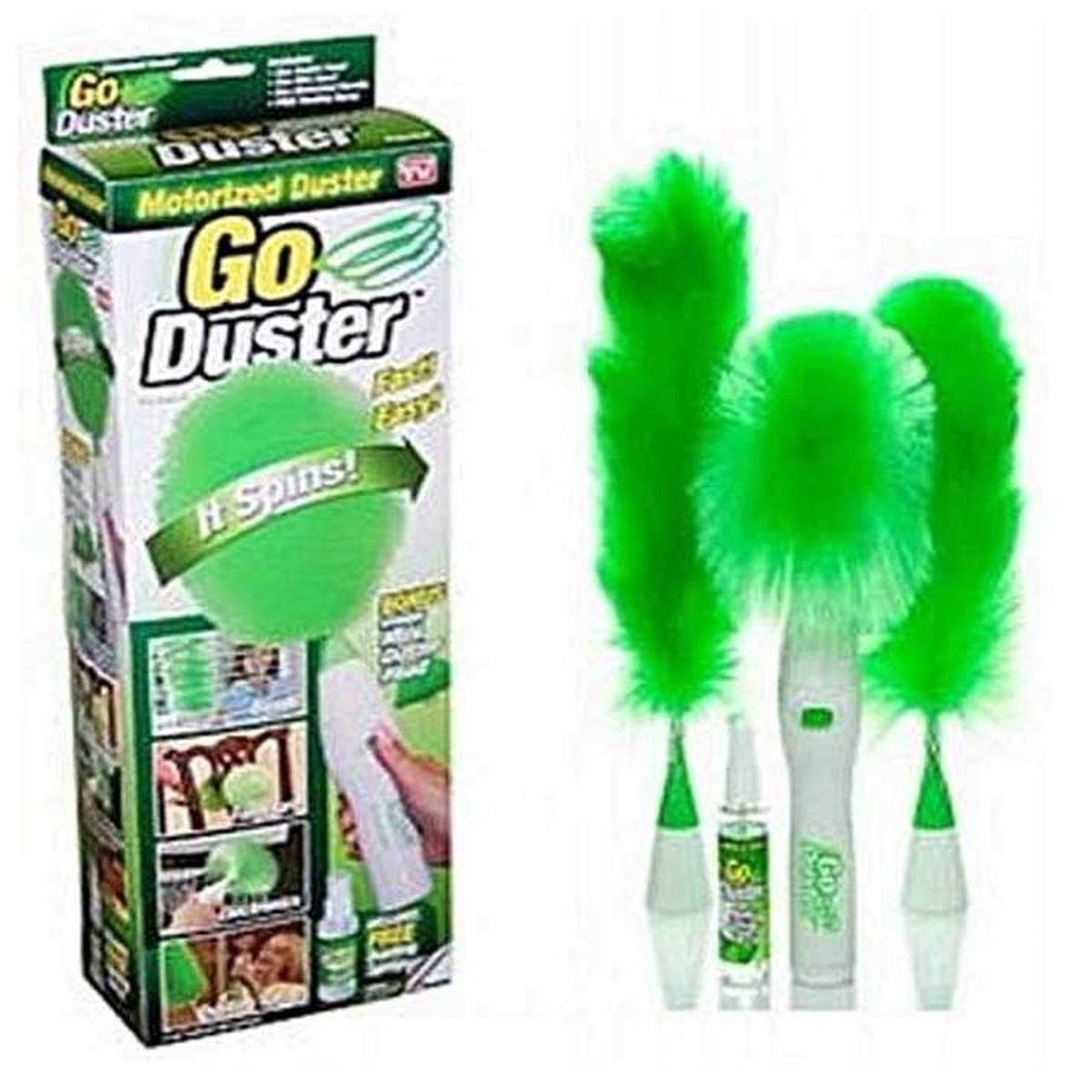 Electric Go Duster Dust Multi Function Motorized Spins Cleaning Tool Feather - Oshi.pk - Buy & Sell Online