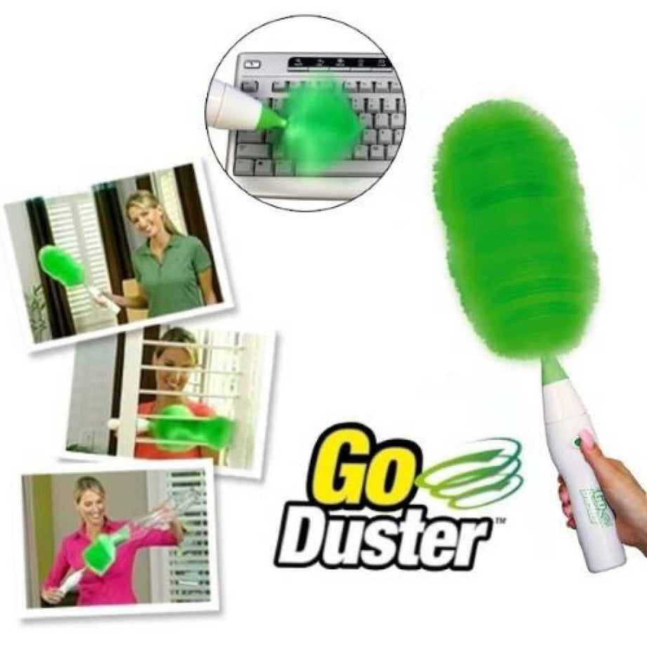 Electric Go Duster Dust Multi Function Motorized Spins Cleaning Tool Feather - Oshi.pk - Buy & Sell Online