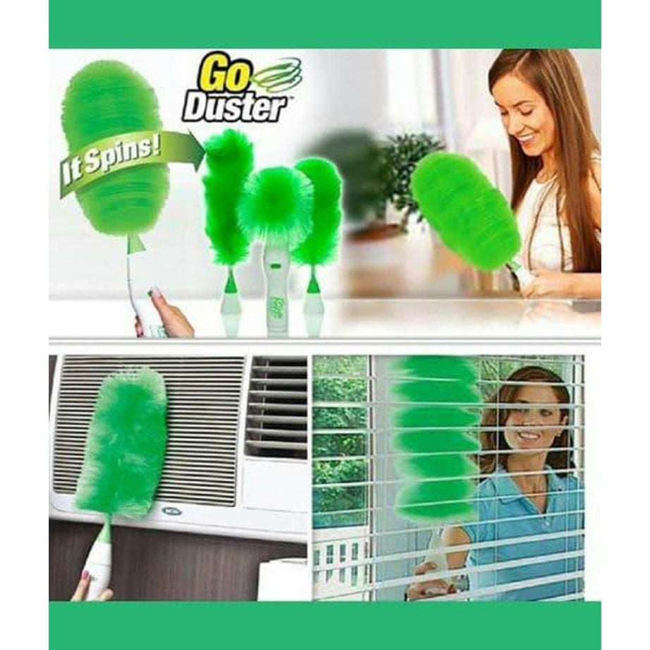 Electric Go Duster Dust Multi Function Motorized Spins Cleaning Tool Feather - Oshi.pk - Buy & Sell Online