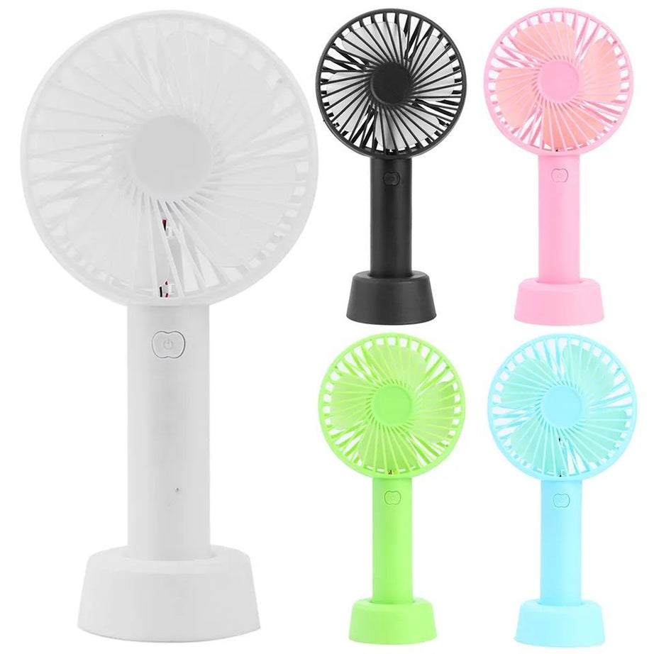 Electric Handheld Mini Fan with USB Charging - Compact Air Cooler for Desktop and Outdoor Use - Oshi.pk - Buy & Sell Online