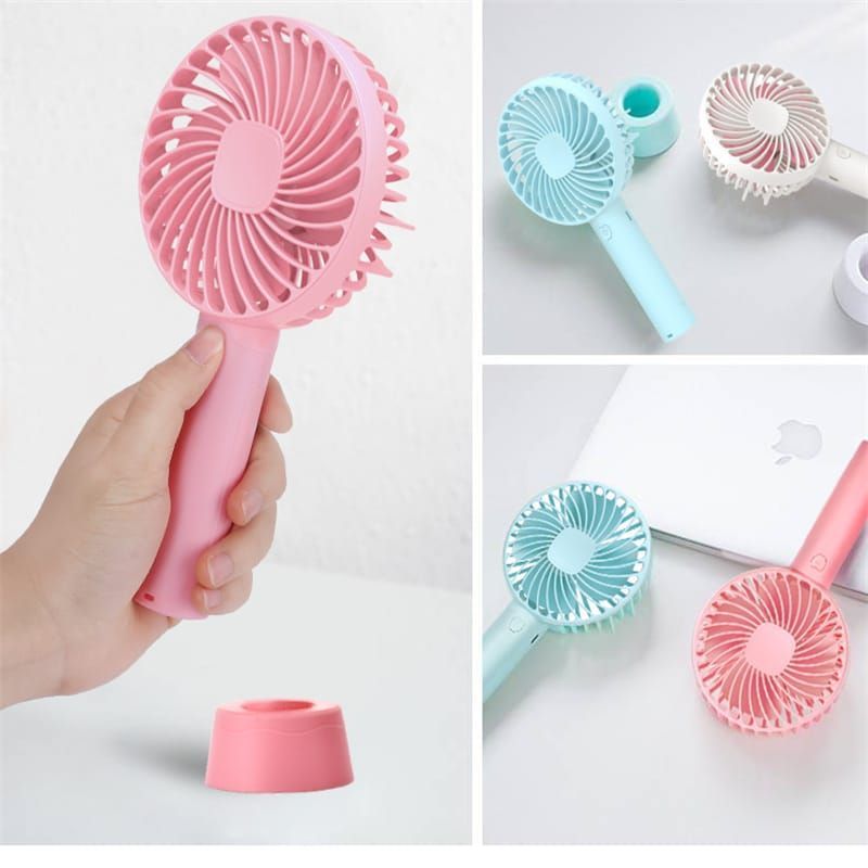 Electric Handheld Mini Fan with USB Charging - Compact Air Cooler for Desktop and Outdoor Use - Oshi.pk - Buy & Sell Online