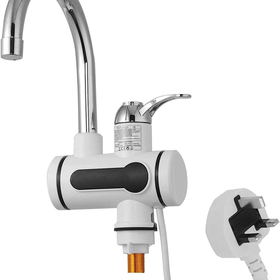 Electric Hot Water Faucet 360° Electric Heater Faucet Fast Heating Tap Water Heater with LED Digital Display for Bathroom Kitchen - Oshi.pk - Buy & Sell Online