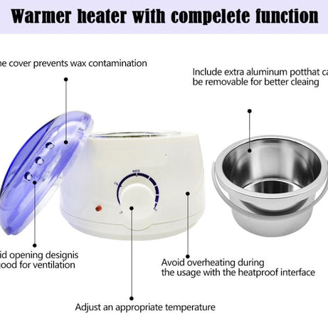 Electric Hot Wax Heater Waxing Machine For Hair Removal Professional Hair Removal Wax Heater & Wax Warmer - Oshi.pk - Buy & Sell Online