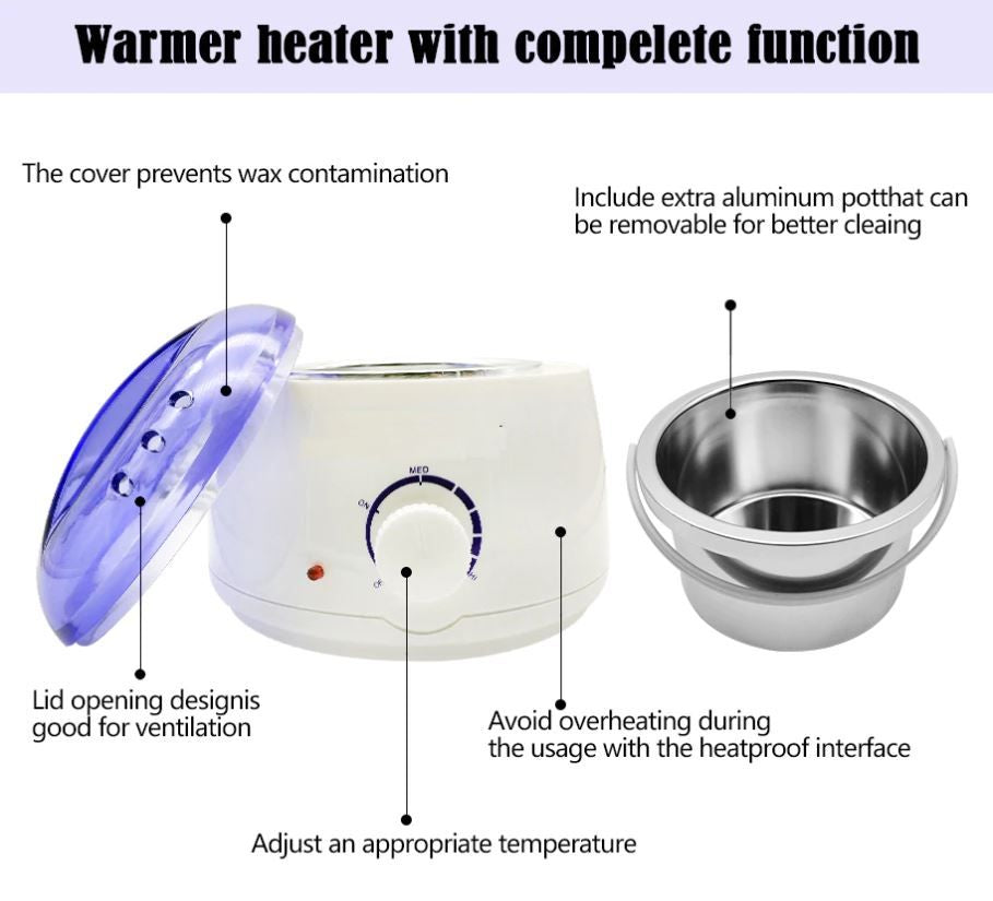 Electric Hot Wax Heater Waxing Machine For Hair Removal Professional Hair Removal Wax Heater & Wax Warmer - Oshi.pk - Buy & Sell Online