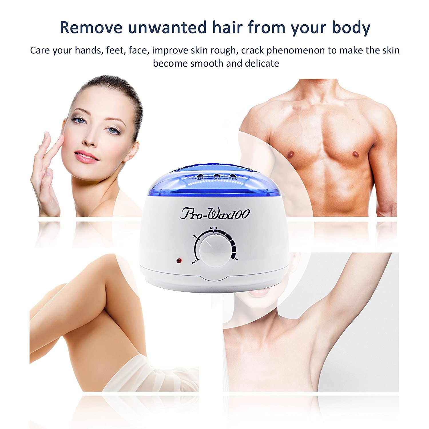 Electric Hot Wax Heater Waxing Machine For Hair Removal Professional Hair Removal Wax Heater & Wax Warmer - Oshi.pk - Buy & Sell Online