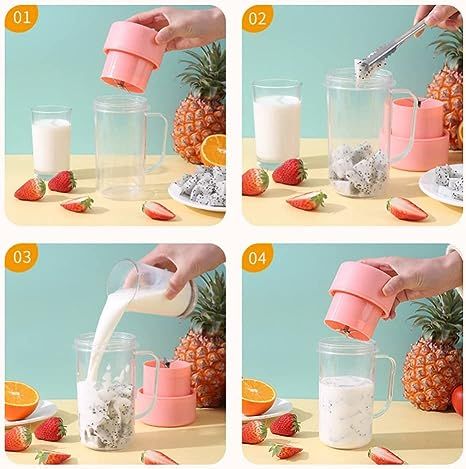 Electric Juicer Mini Portable Blender Fruit Mixers Extractors Multifunction Juice Maker Machine Blender - Oshi.pk - Buy & Sell Online