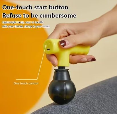 Electric Mini Fascial Professional Portable Back Massager Vibration For Pain Relief - Oshi.pk - Buy & Sell Online