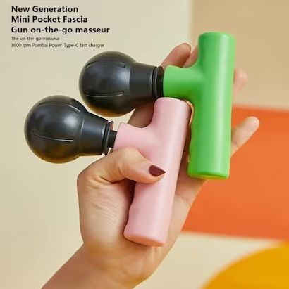 Electric Mini Fascial Professional Portable Back Massager Vibration For Pain Relief - Oshi.pk - Buy & Sell Online