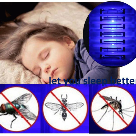 Electric Mosquito Killer Lamp Insect Bug Zapper Night Light LED Repellent Trap - Oshi.pk - Buy & Sell Online