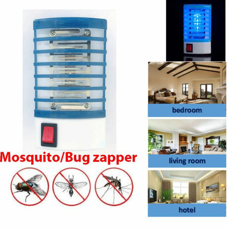 Electric Mosquito Killer Lamp Insect Bug Zapper Night Light LED Repellent Trap - Oshi.pk - Buy & Sell Online