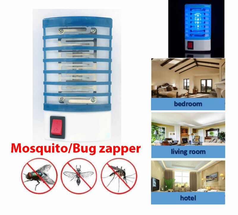 Electric Mosquito Killer Lamp Insect Bug Zapper Night Light LED Repellent Trap - Oshi.pk - Buy & Sell Online