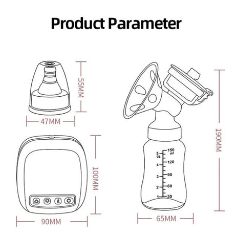 Electric New Breast Pump BPA Free Made with Food Grade Silicone Latest Design - Oshi.pk - Buy & Sell Online