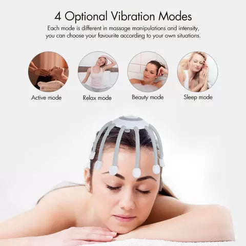 Electric Octopus Claw Scalp Massager Therapeutic Head Massage Scratcher Stress Relief Hair Stimulation Health Care Stress Relief - Oshi.pk - Buy & Sell Online