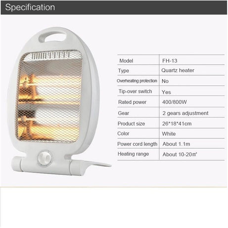 Electric Quartz Room Heater 400W / 800W - Oshi.pk - Buy & Sell Online