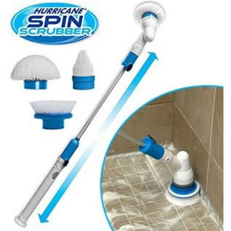 Electric Spin Scrubber,Electric Cleaning Brush,360 Power Scrubber, Cordless Cleaning Brush with Extension Arm 3 Replaceable Cleaning Heads,Tub and Til - Oshi.pk - Buy & Sell Online