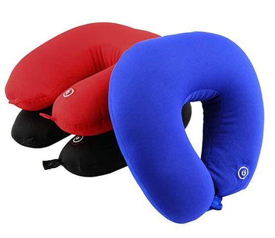 Electric U Shaped Neck Massage Pillow Cushion Professional Vibrate Massage Shoulder Massage Travel Pillows Comfortable Massage Neck Pillow for Car Hom - Oshi.pk - Buy & Sell Online