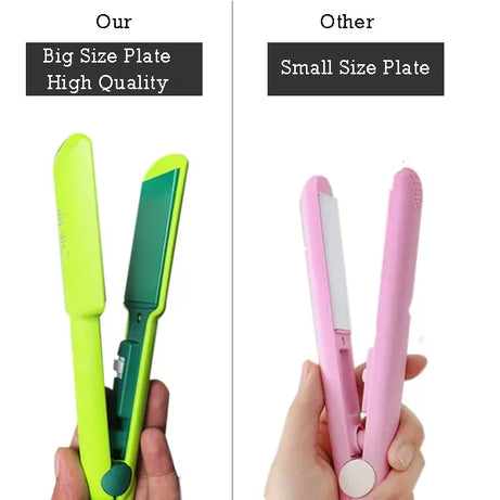 Electronic Fast Hair Straightener Portable Mini Hair Flat Iron