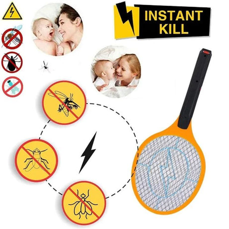 ElectroSwat Mosquito Zapper - Electric Fly Swatter for Quick and Easy Insect Elimination Mosquito killer Bat - Oshi.pk - Buy & Sell Online