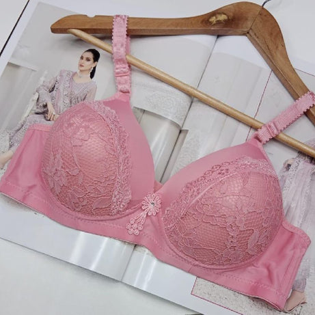 Embroidered Full Cup Wrinkle Free Padded Push Up Bra - Oshi.pk - Buy & Sell Online
