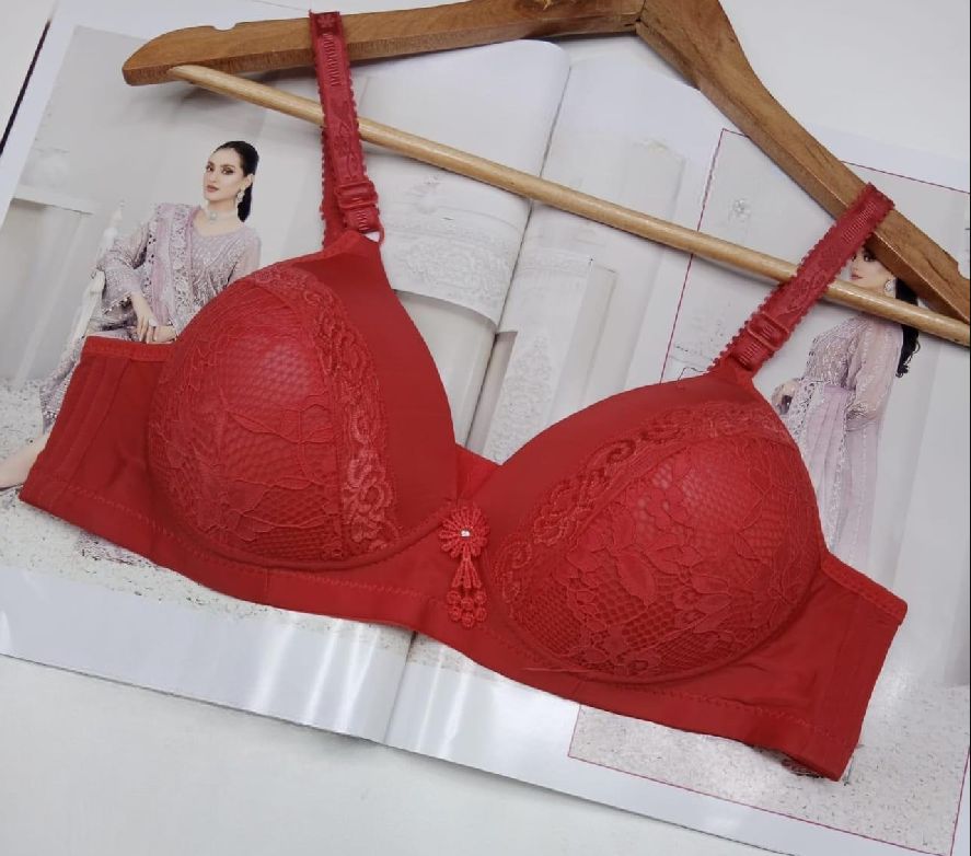 Embroidered Full Cup Wrinkle Free Padded Push Up Bra - Oshi.pk - Buy & Sell Online