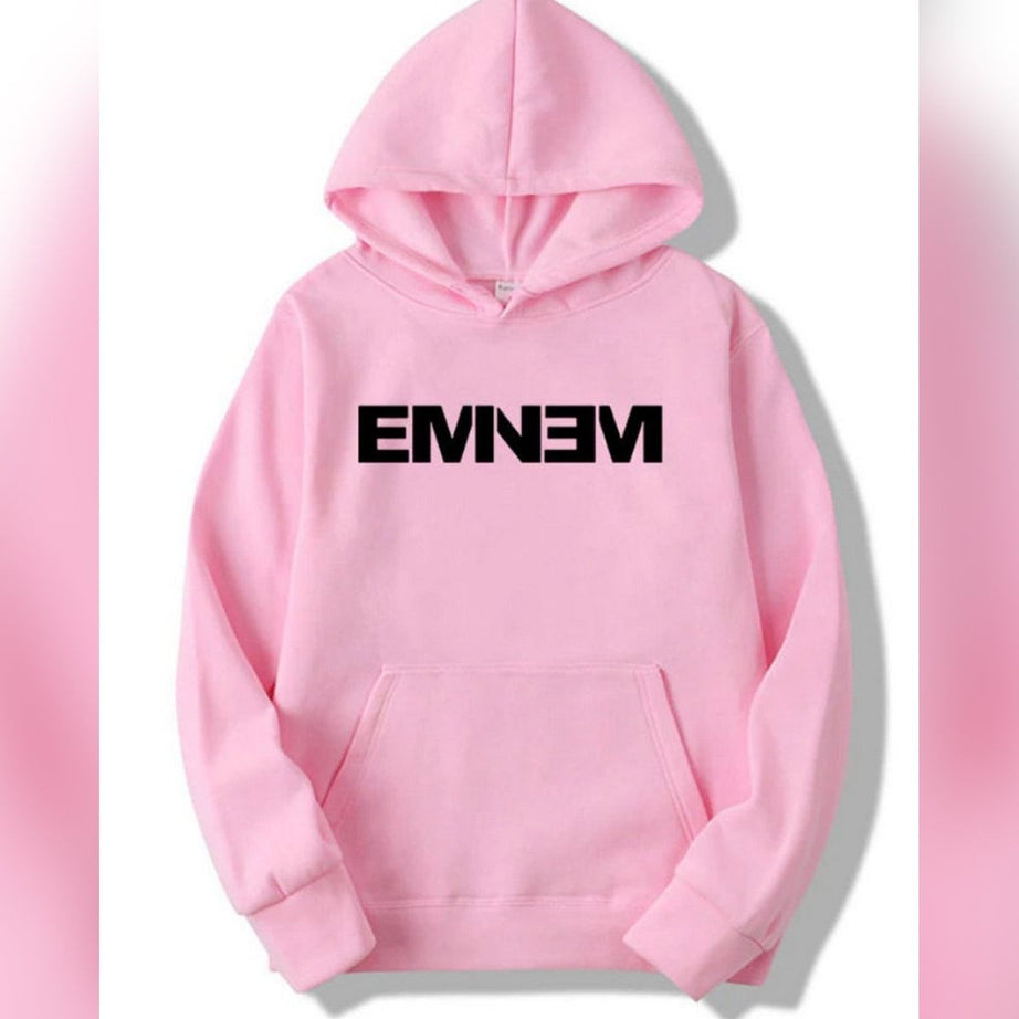 EMNEM Hoodies For Men & Boy Printed Kangaroo Pocket Drawstring Pullovers Clothing Long Sleeves Export Quality Winter Wear