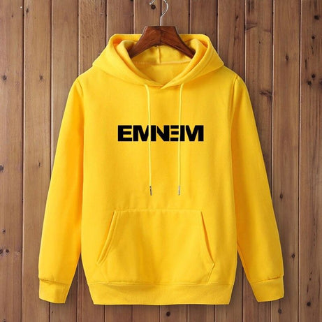 EMNEM Hoodies For Men & Boy Printed Kangaroo Pocket Drawstring Pullovers Clothing Long Sleeves Export Quality Winter Wear