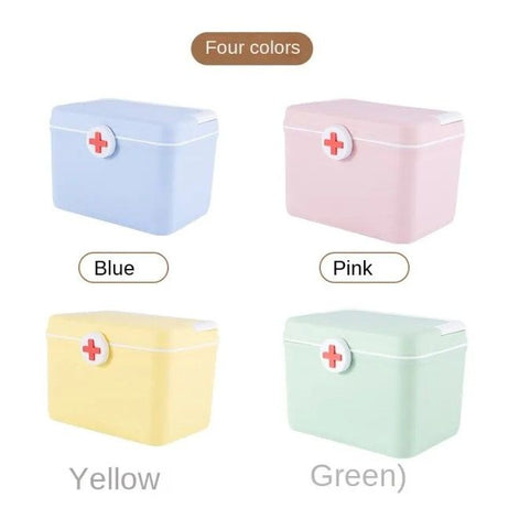 Empty Small First Aid Box High Quality Medicine Box Best For School, House And Office Medical Kit Medicine Pills Storage Box - Oshi.pk - Buy & Sell Online