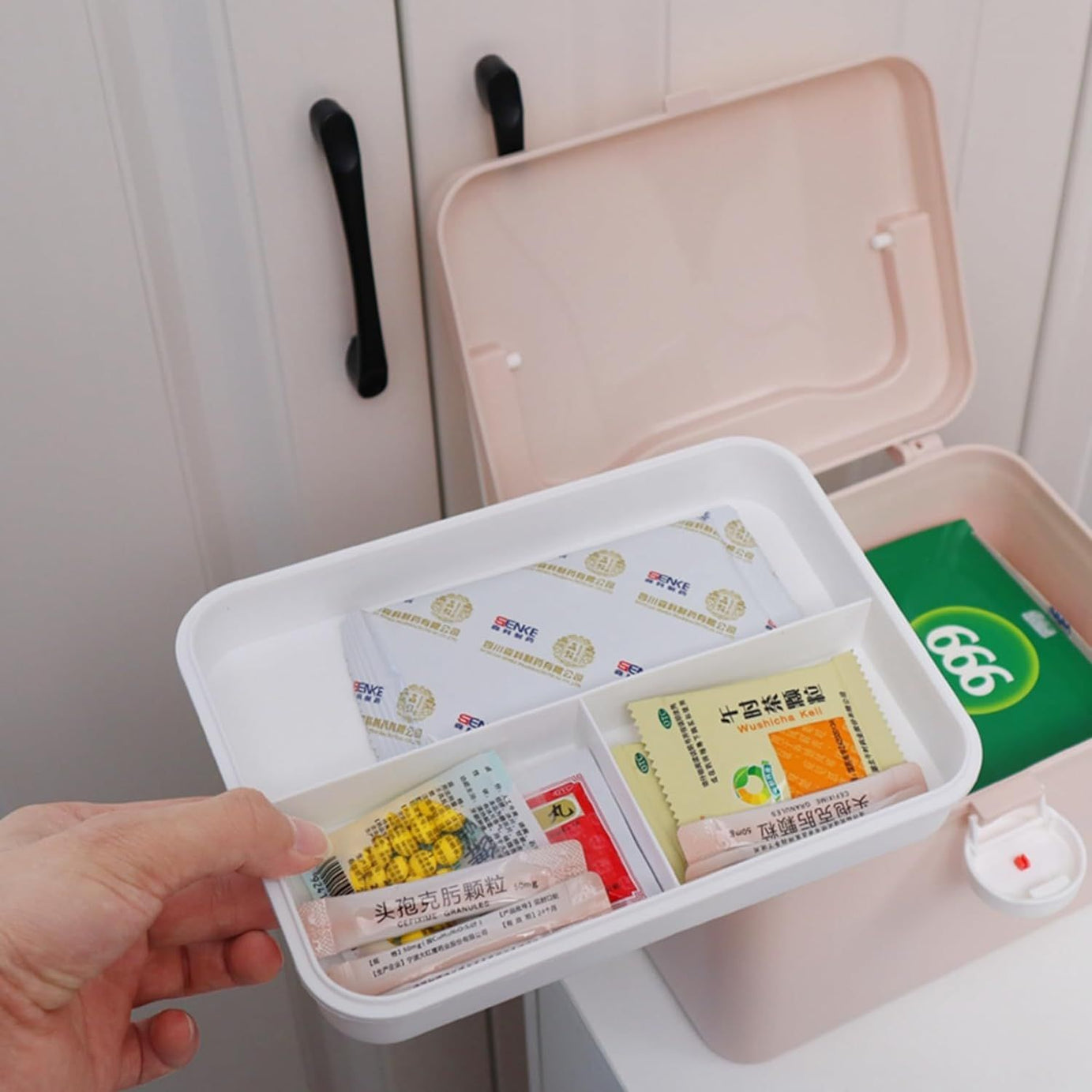 Empty Small First Aid Box High Quality Medicine Box Best For School, House And Office Medical Kit Medicine Pills Storage Box - Oshi.pk - Buy & Sell Online