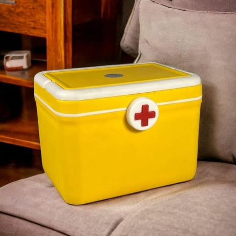 Empty Small First Aid Box High Quality Medicine Box Best For School, House And Office Medical Kit Medicine Pills Storage Box - Oshi.pk - Buy & Sell Online
