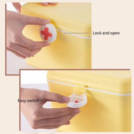 Empty Small First Aid Box High Quality Medicine Box Best For School, House And Office Medical Kit Medicine Pills Storage Box - Oshi.pk - Buy & Sell Online