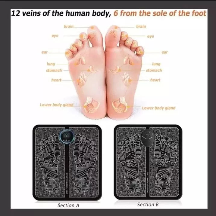 EMS Foot Massage Cushion Therapy Reflexology Pain - Oshi.pk - Buy & Sell Online