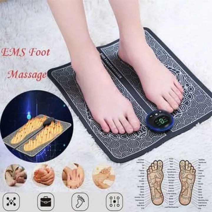 EMS Foot Massager Pad Improve Blood Circulation Relieve Ache Pain Health Care - Oshi.pk - Buy & Sell Online